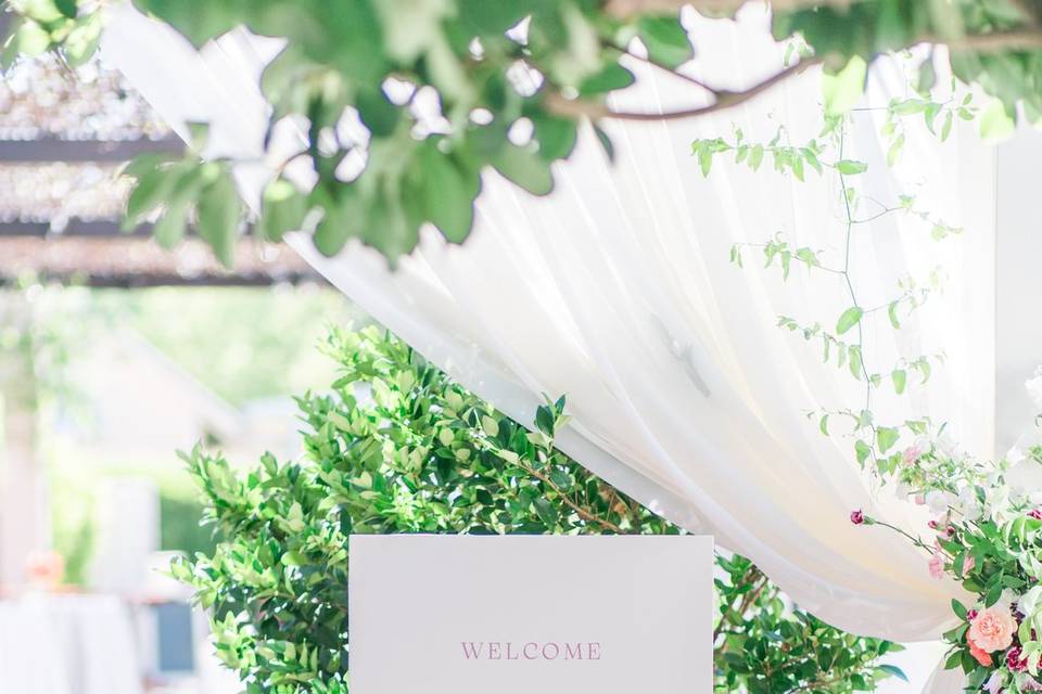 Dreamy pink welcome at Solage!