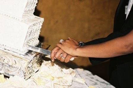 Cutting the cake