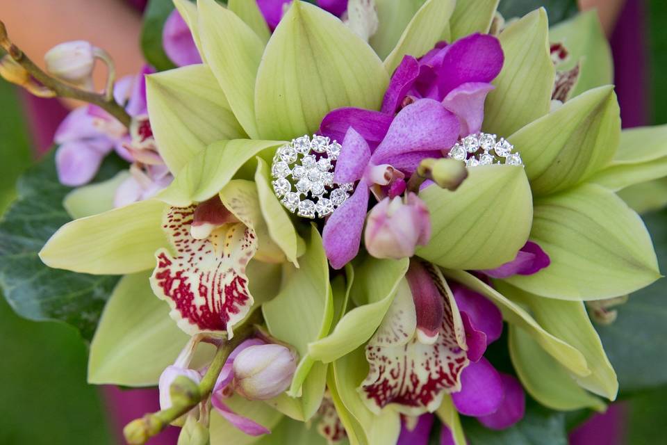 Wedding flower bouquet