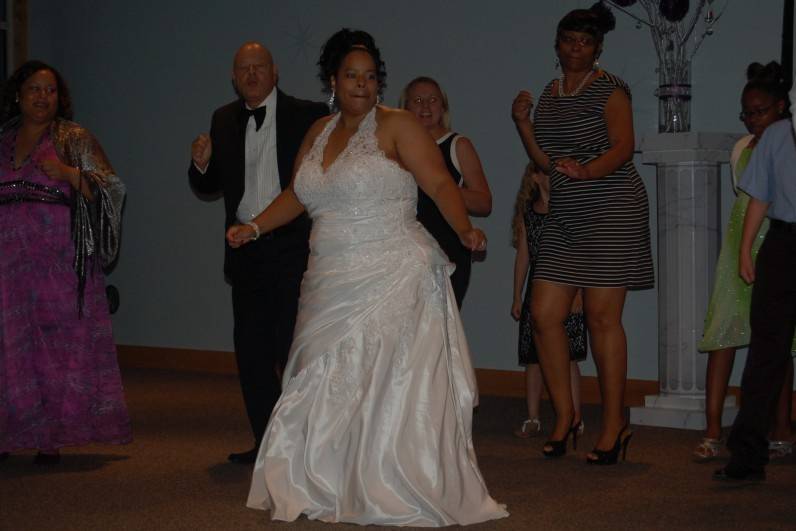 Bride at the dance floor