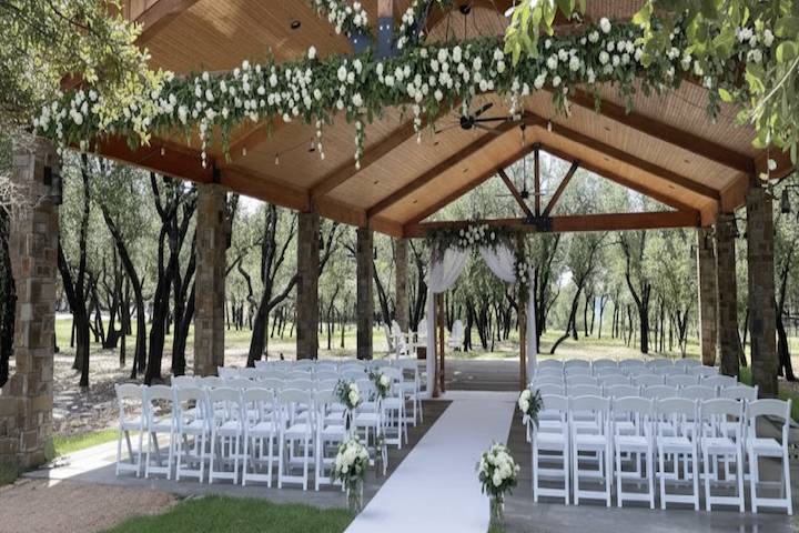 Ceremony Site in the Pavilion