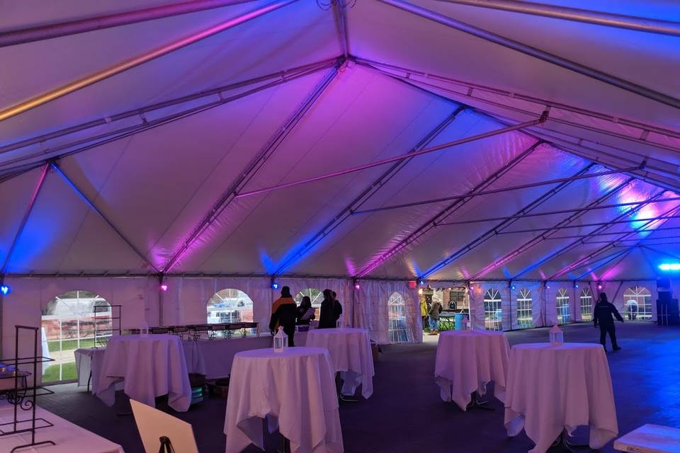 Custom Tent Lighting