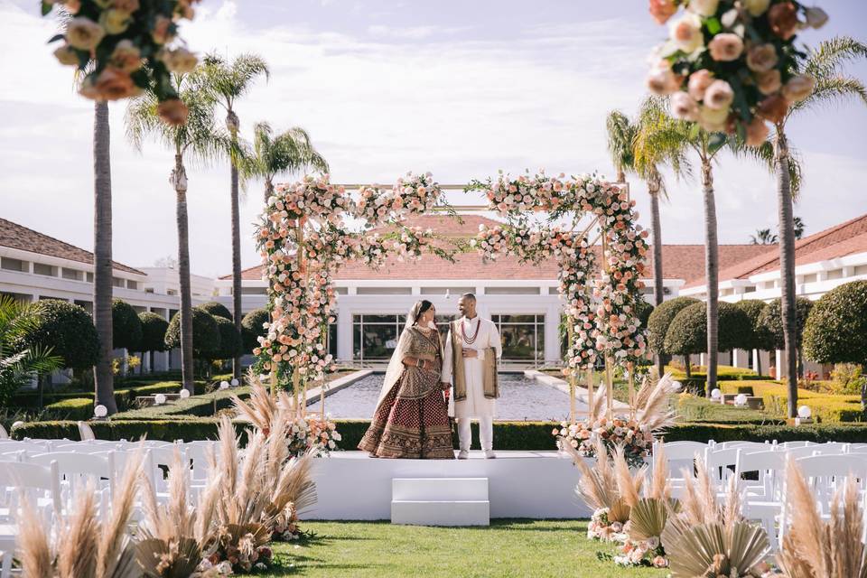 So dreamy walking down aisle