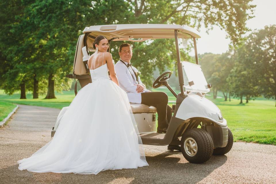 Golf cart escape