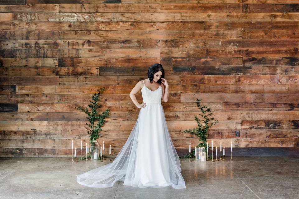 Cassandra Tulle and Lace Gown