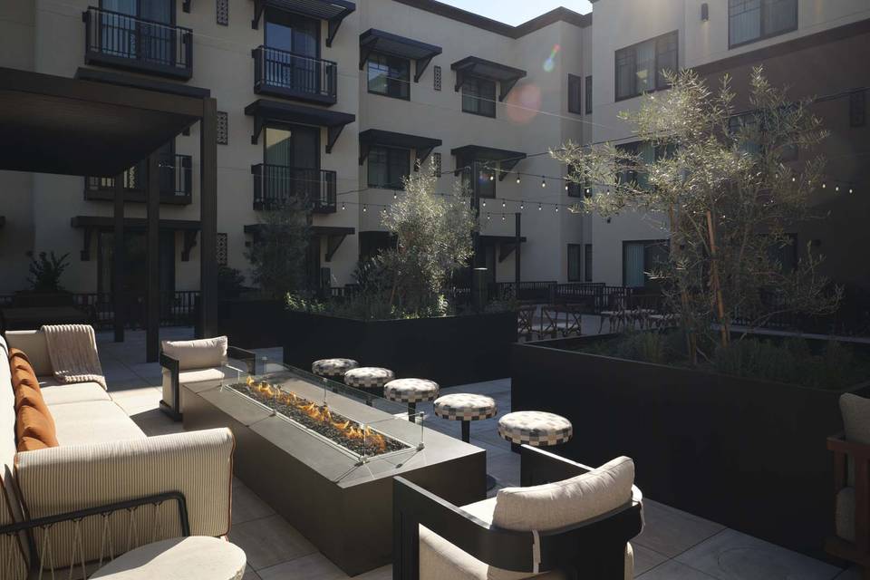 Courtyard Living Room