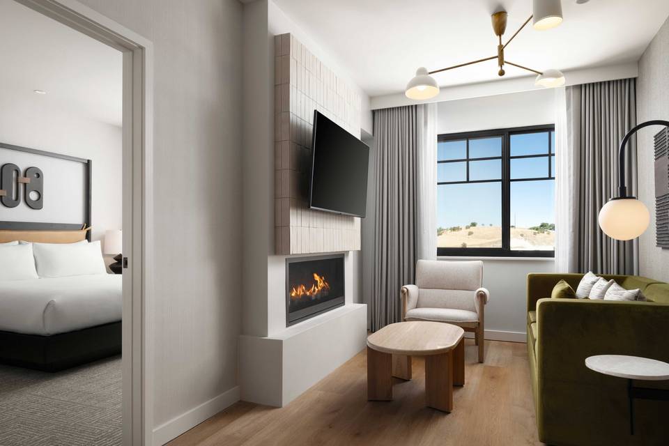 King Suite Living Space