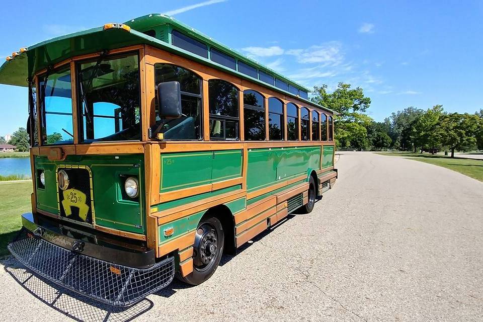 25 passenger trolley