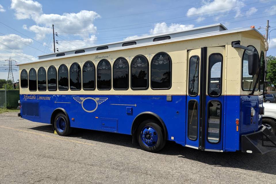 30 passenger trolley