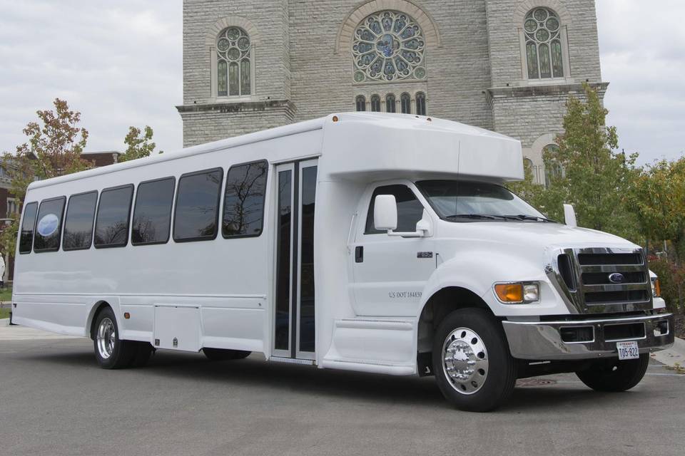 40-passenger limo bus