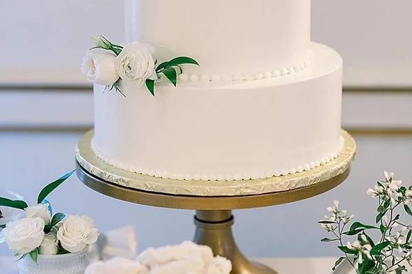Smooth white buttercream
