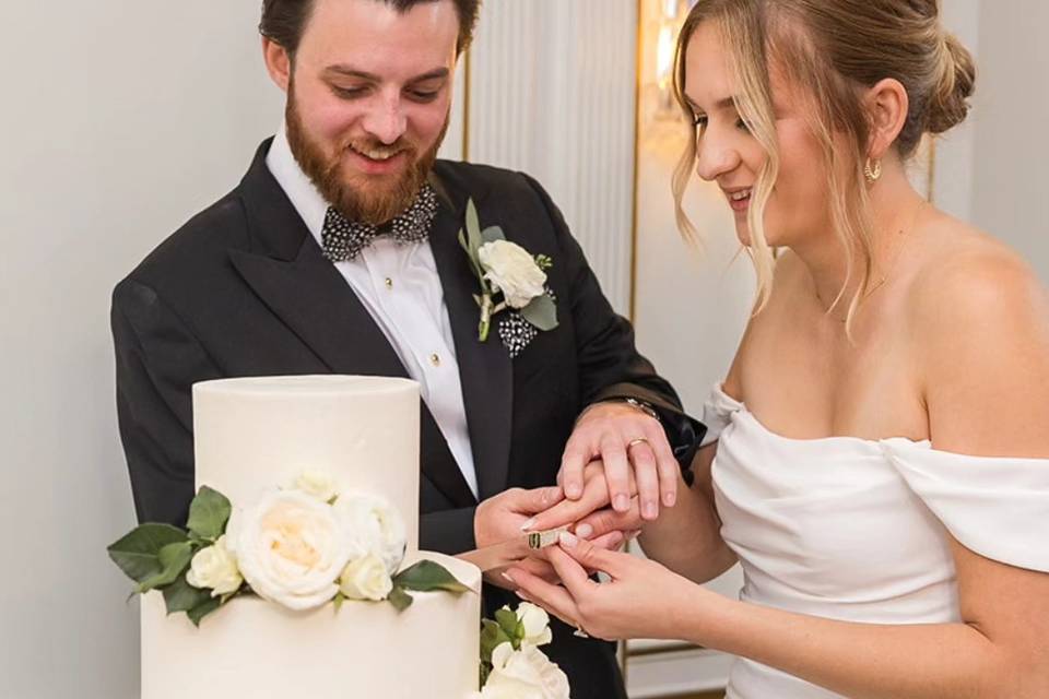 Smooth white buttercream