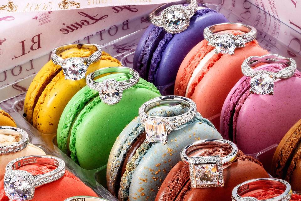 Rings and macarons