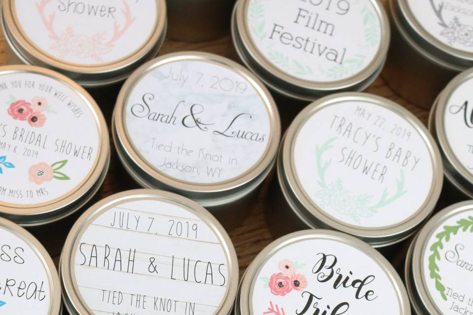 Personalized Candles