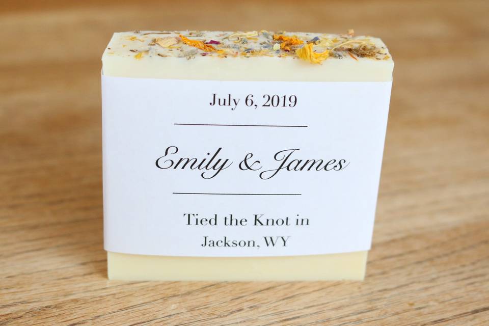 Elegant Soap Wedding Favor