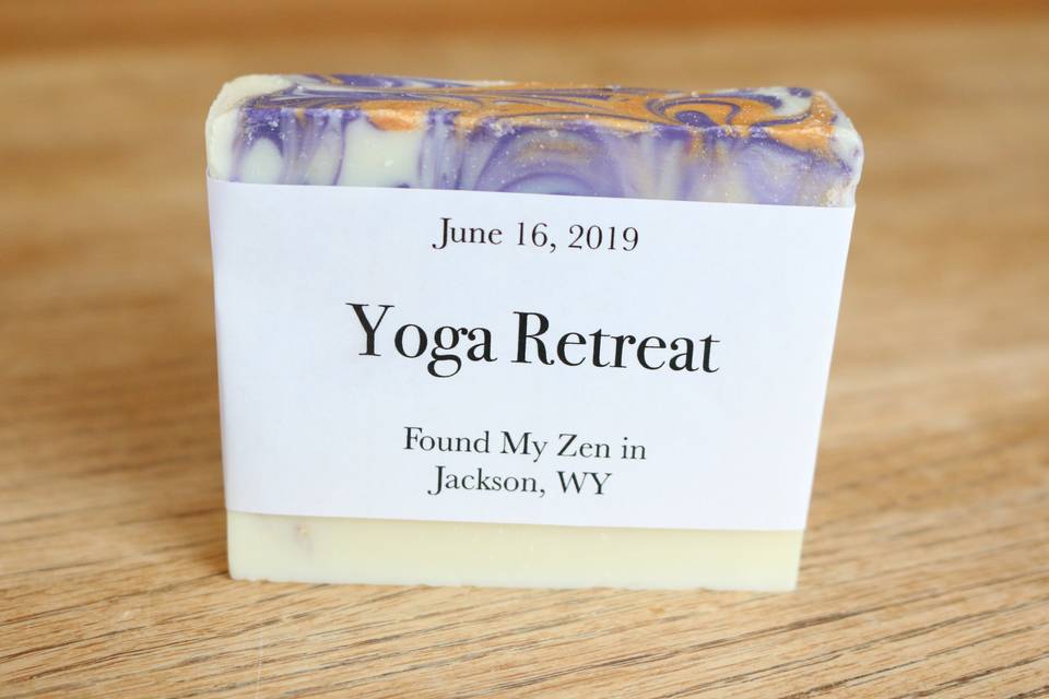 Personalized Retreat Soap