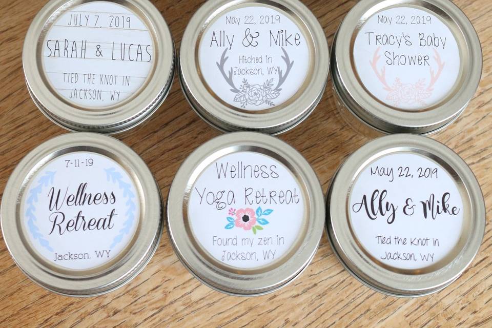 Mason Jar Candles or Scrubs