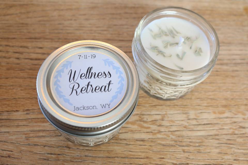 Wellness Retreat Sage Candle