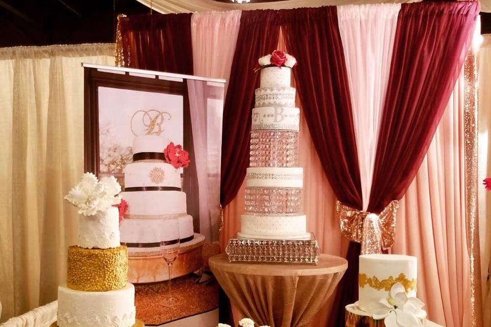 Cake backdrop