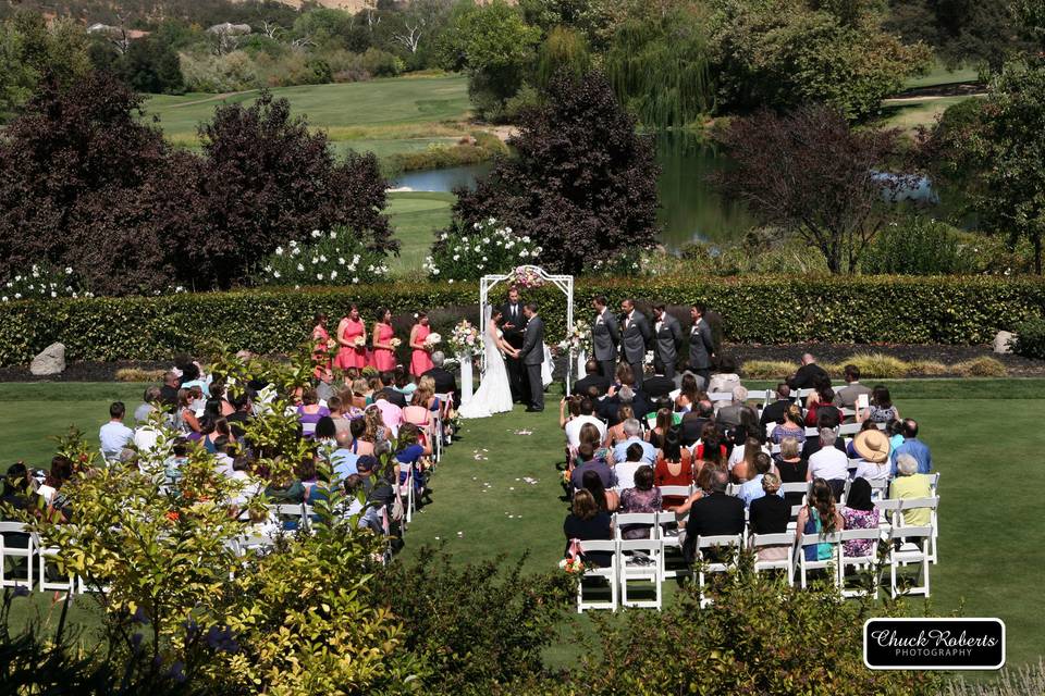 A wedding ceremony