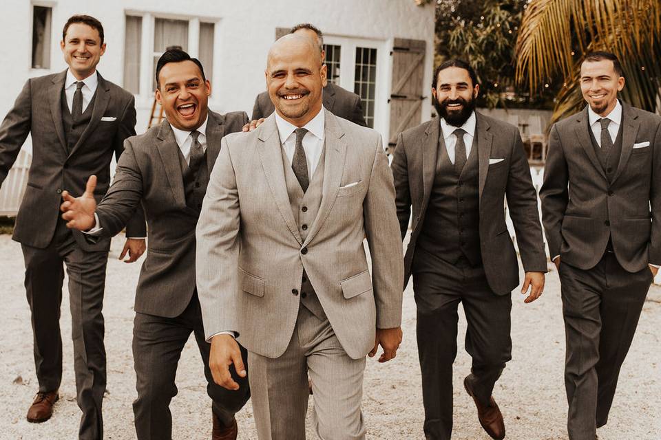 Grey Groomsmen