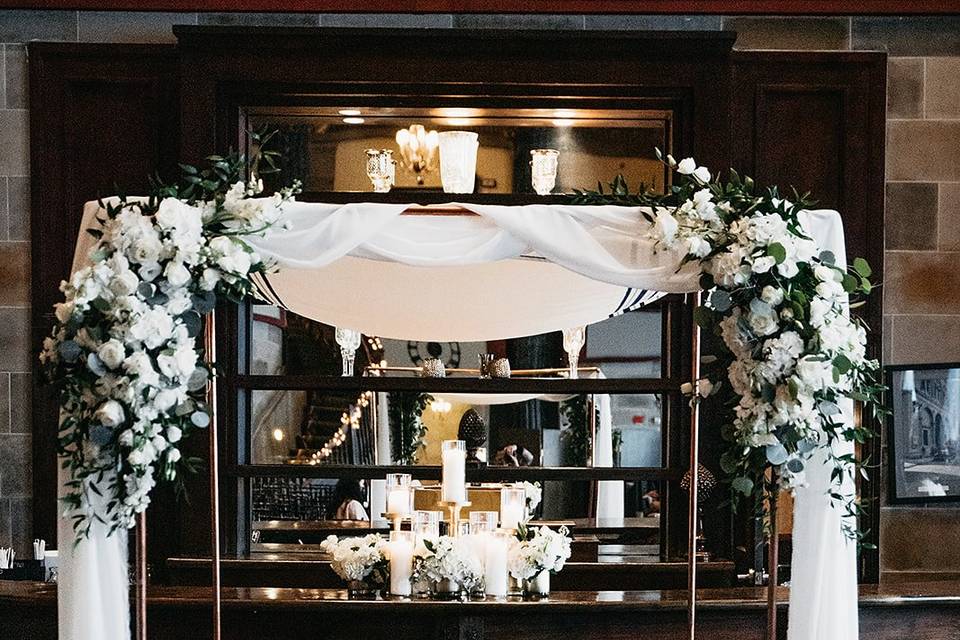 Copper chuppah