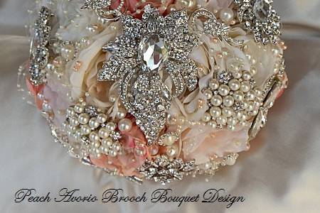 Custom Bridal Brooch Bouquet 10