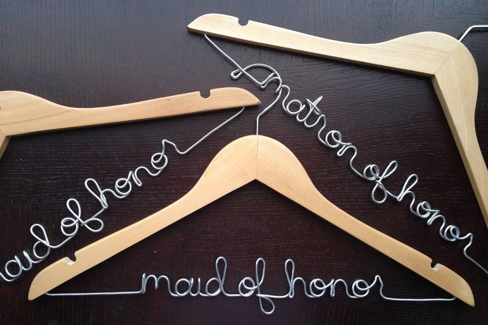 Maid of Honor hangers