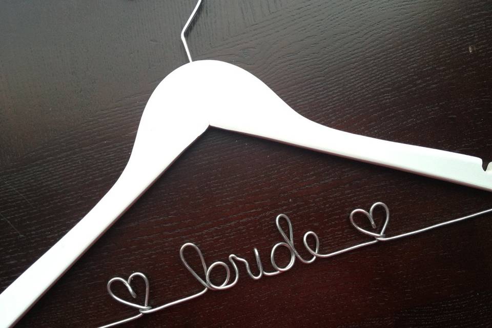 Bride Hanger for wedding dress