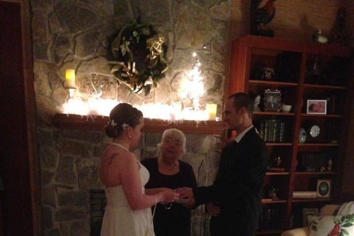 Saying vows