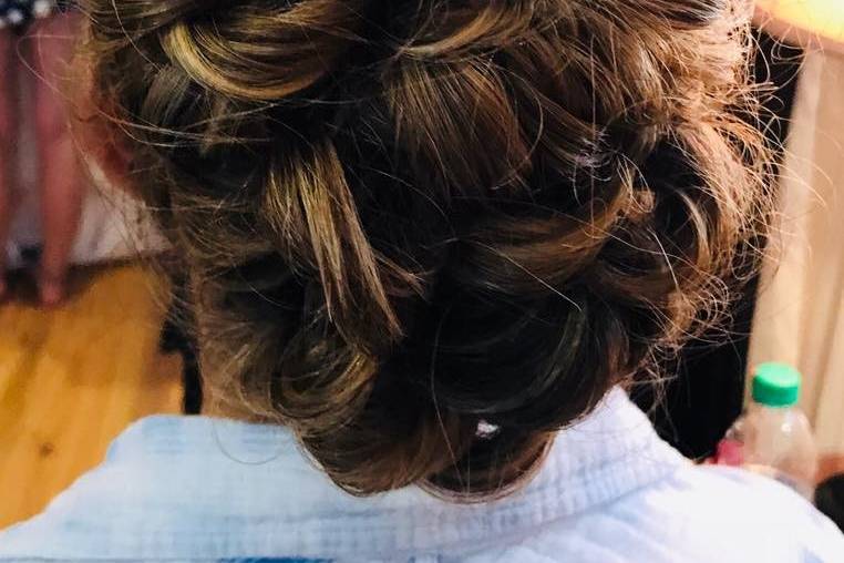 Loose updo