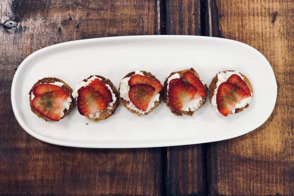 Strawberry Crostini