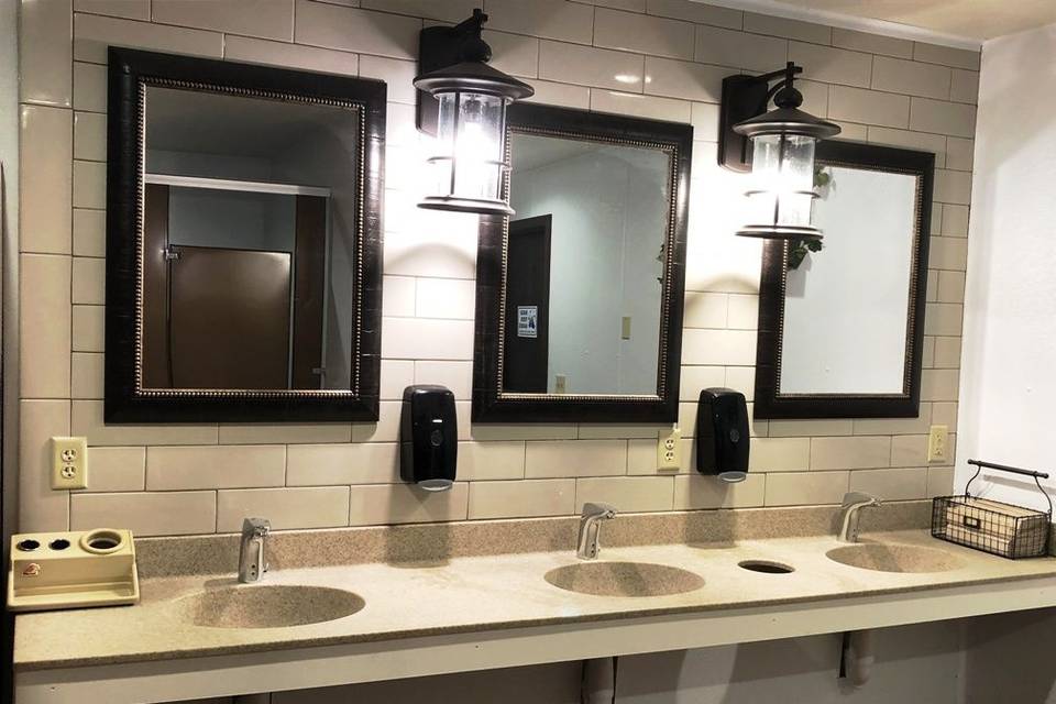 Comfortable and clean commercial restrooms.