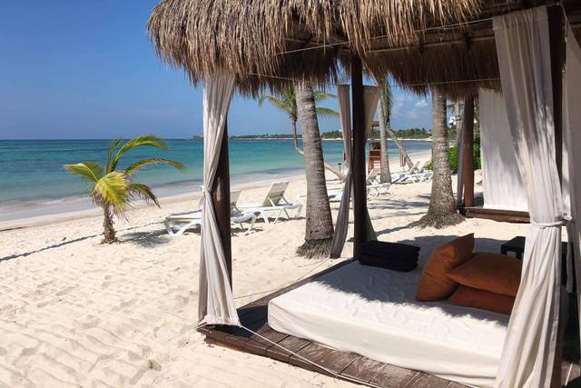 The beach in Mexico