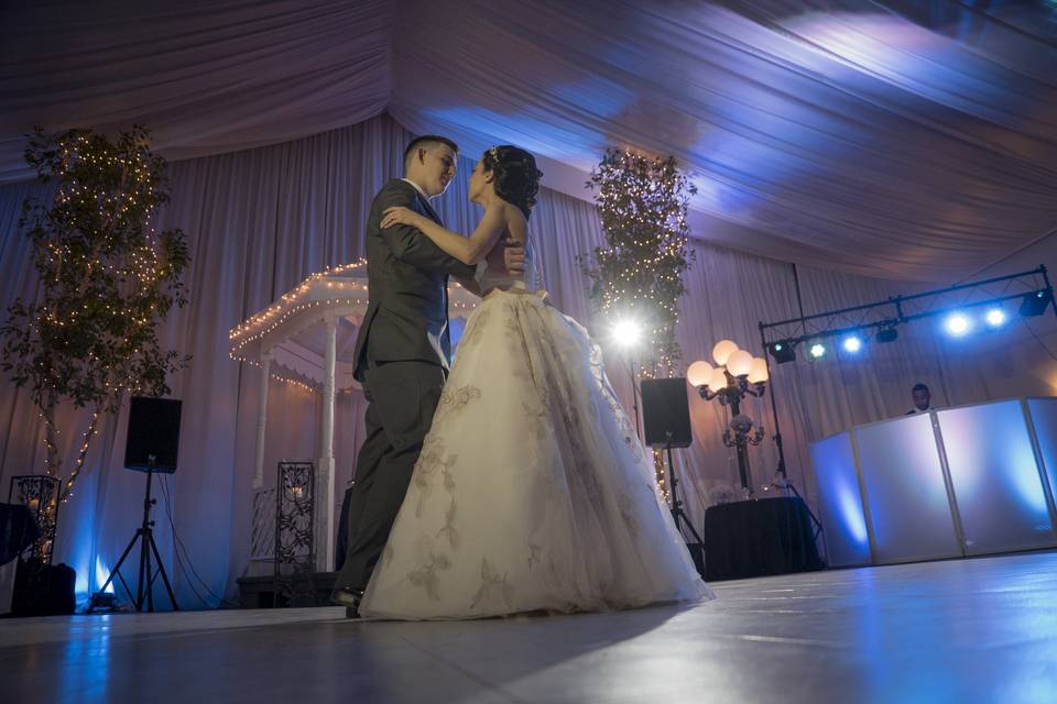 Couple's first dance