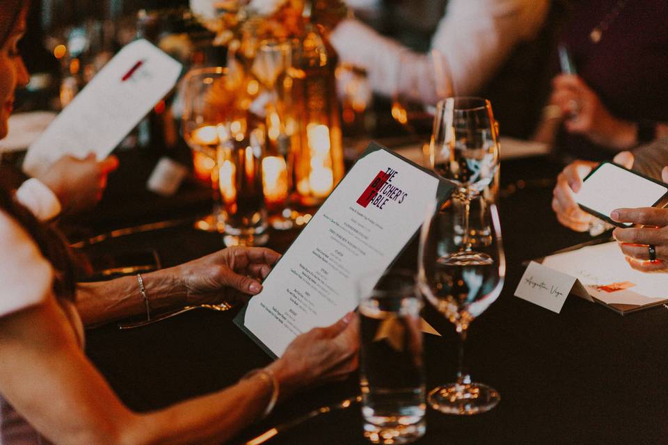 Dinner in The Gold Dust Room