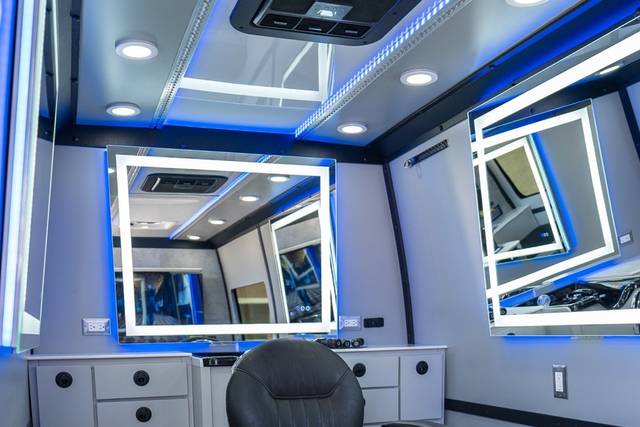 Mobile Barbershop Interior