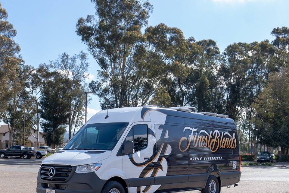 Mobile Barbershop Exterior