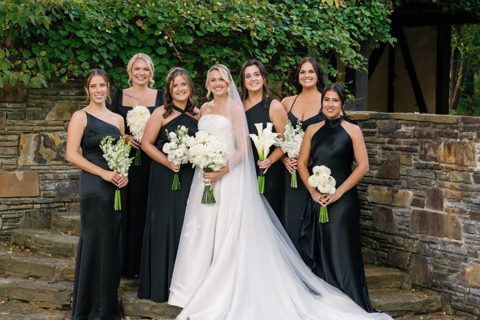 Bridal Party Black&White