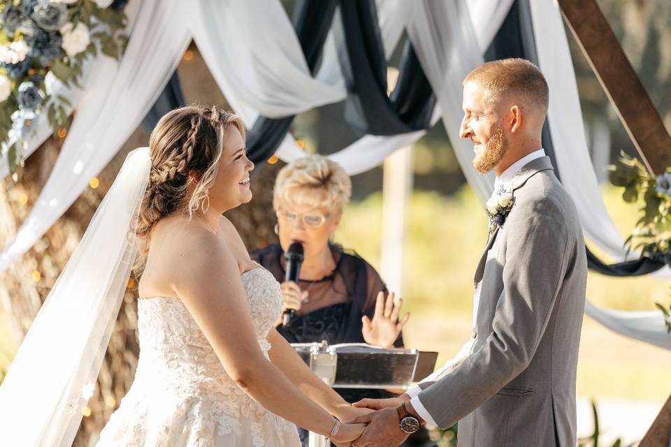 Beautiful moments at the altar
