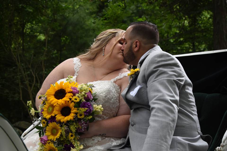 Beautiful brides and bouquets