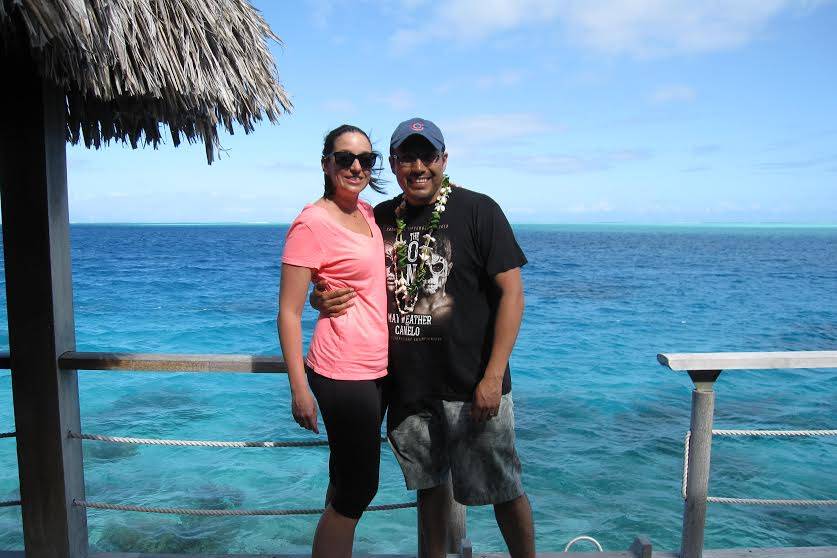 Liz & Jr in Moorea