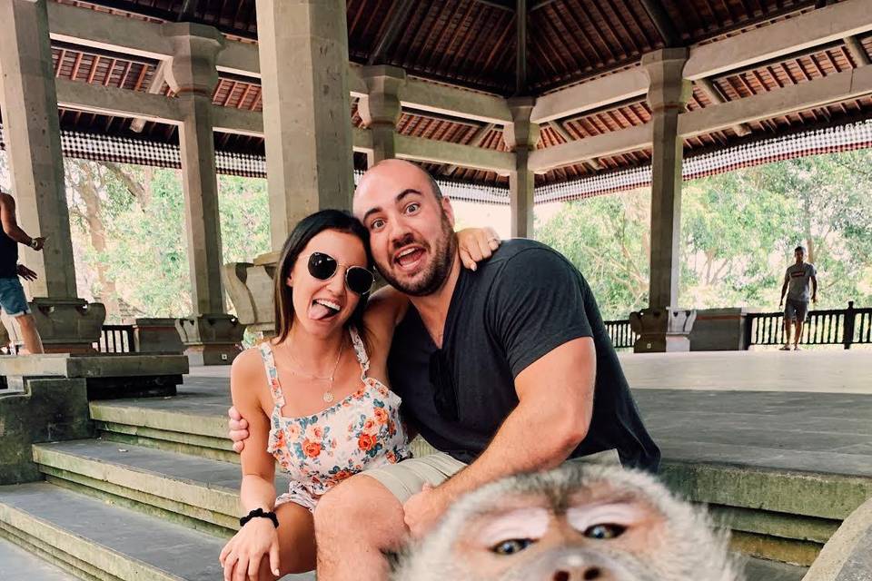 Maria and Matt in Bali