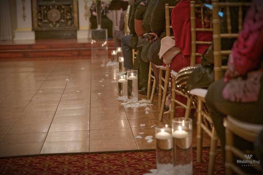 Aisle decor wedding​
