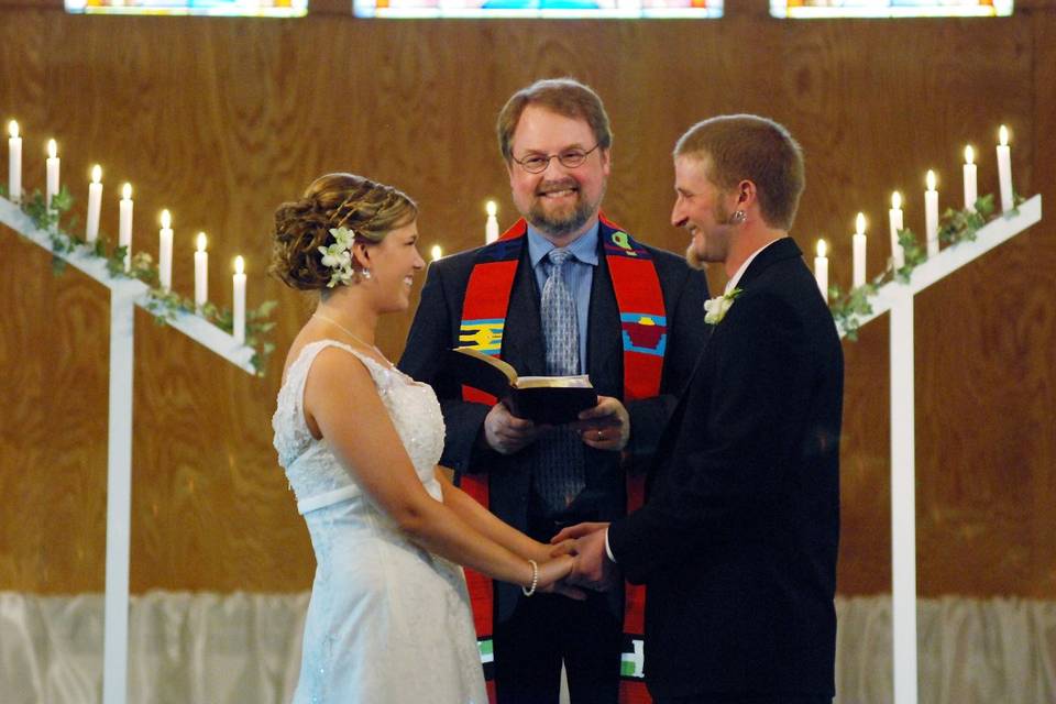 Rachel & Tick, Community Reformed Church, Charlevoix