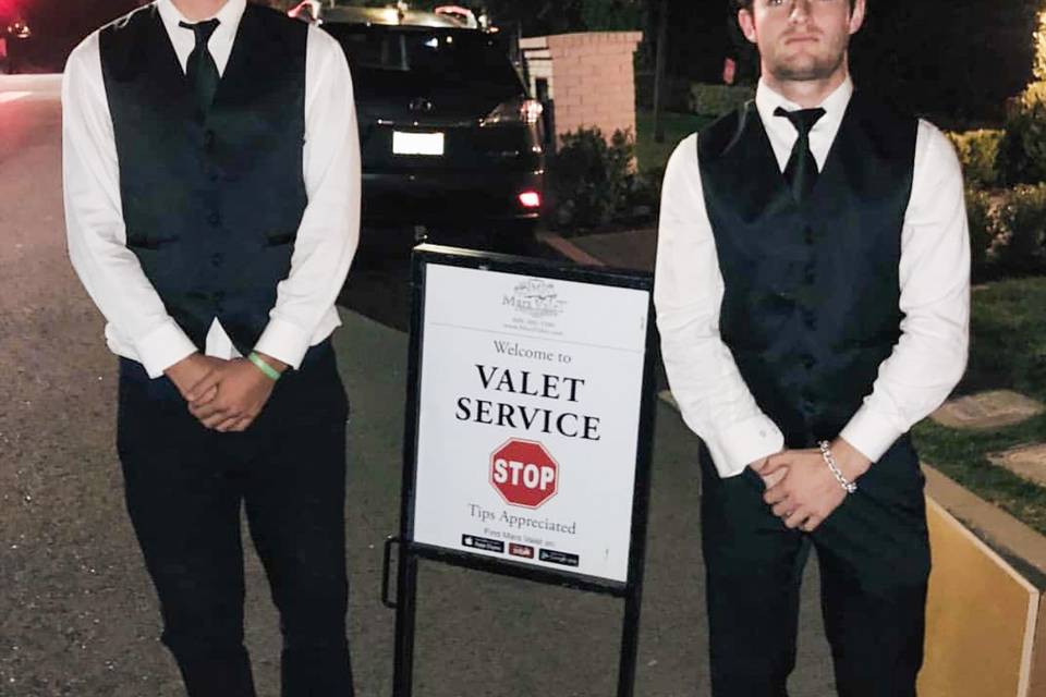 Valet service for any occasion