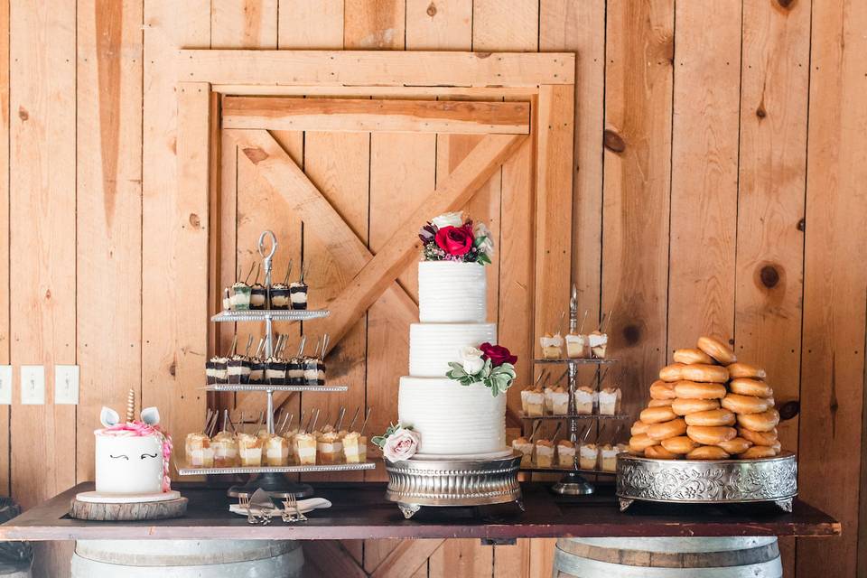 Dessert table