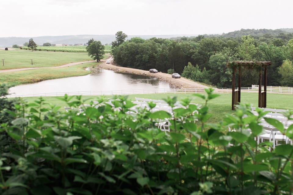 View from the barn