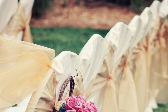 Ceremony chair decor