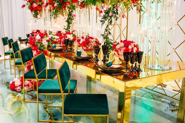 Emerald and Gold Wedding